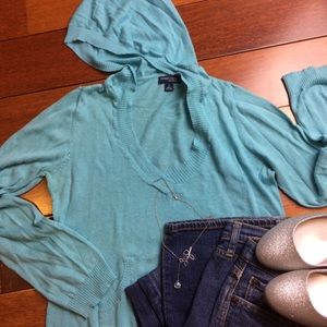 Lightweight Knit Hoodie by Preview International